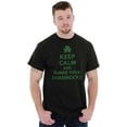 thumbnail image 4 of Keep Calm Shake Shamrocks St Paddys Men's Graphic T Shirt Tees Brisco Brands S, 4 of 5