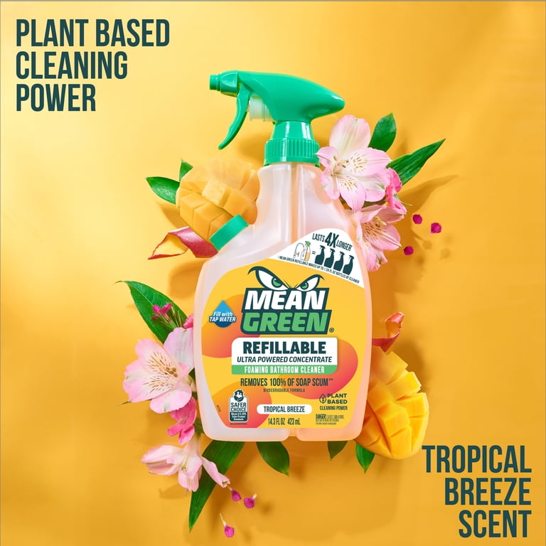 Mean Green Tropical Breeze Refillable Bathroom Cleaner photo 5
