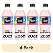 (4 pack) Minute Maid Pink Lemonade Bottle, 20 fl oz