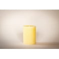 thumbnail image 3 of BeeTheLight Beeswax Pillar Candle - 100% Pure Bees Wax - Choose Your Size and Color - 54 Hour Burn Time - Fits 3x4 Holders - Unscented - Natural Light Honey Scent (Cloud White, Medium), 3 of 7