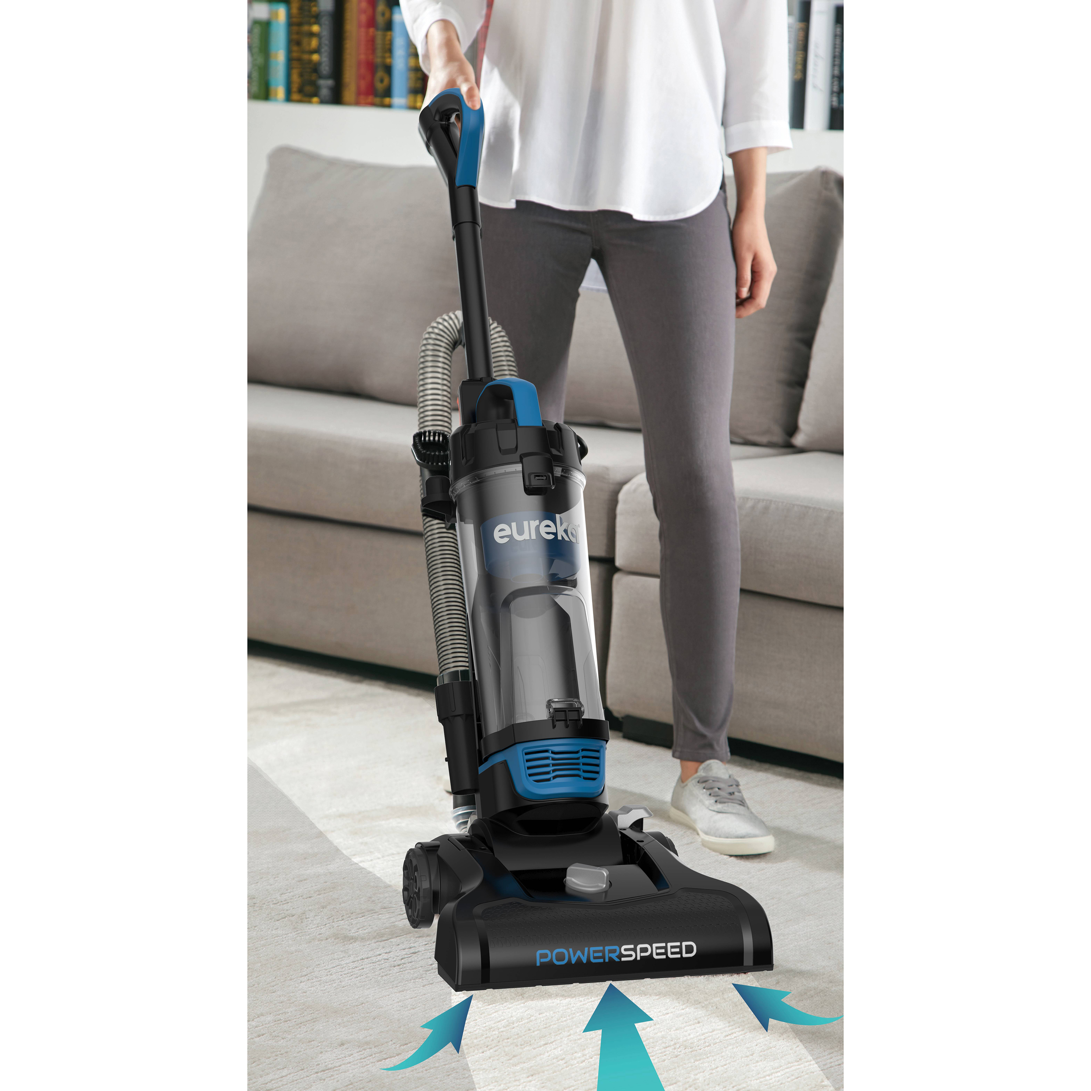 Eureka PowerSpeed Multi-Surface Upright Vacuum Cleaner with 5-Height Adjustments & XL Dust Cup, NEU185 - image 3 of 3