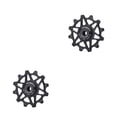 thumbnail image 1 of yingyy Road Bike Ceramic Pulleys Rear Derailleur Cycling Accessory Professional Wear-resistant Shifter Bearing Wheel Roller Black 12T 2Set, 1 of 6