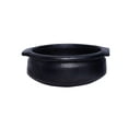thumbnail image 1 of Earthen Kadai Cookware Or Clay Pot For Cooking & Serving - Black, 2.5 Liters, 1 of 3