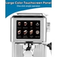 thumbnail image 2 of Espresso Machine 20Bar Compact Coffee with Powerful Steam Wand for Latte & Cappuccino, Stainless Steel Maker 34oz Remevable Water Tank, 2 of 4