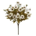 thumbnail image 2 of Artificial Daisy Flowers with Stems, 13.39 inch Fake Chamomile Bouquet, Wedding Floral Stem, Rustic Home Decor, Party Table Arrangement, Outdoor Faux Floral Spray for Vase Centerpiece, Fall Decor, 2 of 7