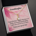 thumbnail image 3 of To My Granddaughter Birthday Granddaughter Alluring Ribbon Necklace Message Card, 3 of 20
