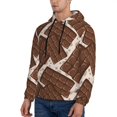 thumbnail image 2 of Hoodies for Men - Chocolate Pattern cute Long Sleeve Comfrt Men'S Fashion Hoodies & Sweatshirts, Sweatshirts for Men Hoodies Pullover Clothing Clothes with Pouch, 2 of 7