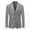 Silver, variant on JHLZHS Navy Blue Suit Men Slim Fit Stretch Men's Casual Fashion Suit Solid Color Sequin Business Gentleman Lapel Shiny Party Suit Suit for Men Regular Fit Big Suit Jacket for Men Green