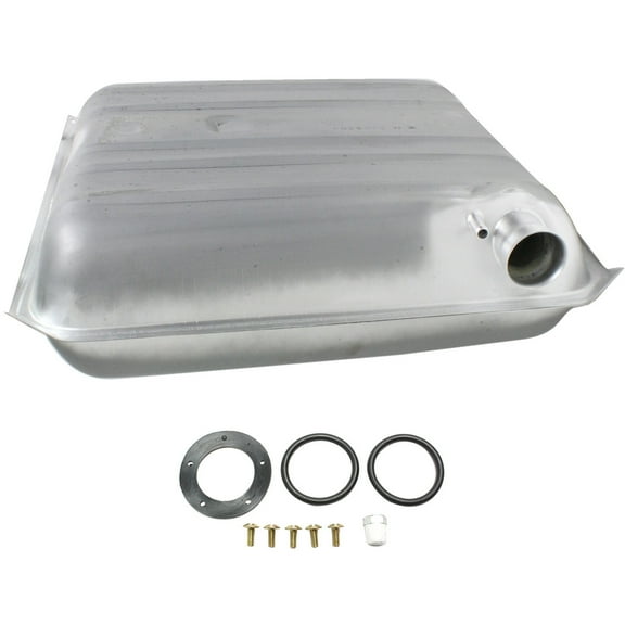 Fuel Tank Compatible with Chevrolet Bel Air 1957 Steel Silver 16 Gallons/60 Liters, 25-1/4 x 25 x 8-1/4 inch