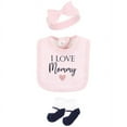 thumbnail image 3 of Hudson Baby Infant Girl Cotton Layette Set, Girl Mommy Pink Navy, 6-9 Months, 3 of 6