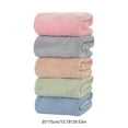thumbnail image 3 of Taffeta 5pcs Adult Face Wash Towels | Thickened Absorbent Cotton Blend | Non-Linting Soft Facial Cloths | Multicolor | 75x35cm | Multipurpose Gentle Skin Care & Cleaning, 3 of 6
