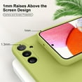 thumbnail image 2 of Slim Liquid Silicone Case for Galaxy A54, with Scratch-Resistant Microfiber Lining Anti-Slip and Shock Absorption Soft Silicone Protective Case for Samsung Galaxy A54 5G 2023 (YellowGreen), 2 of 14
