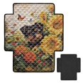 thumbnail image 2 of Kuiaobaty Yorkshire Sunflower Print Non Slip Recliner Cushion Slipcover, Soft Quilted Recliner Sofa Cover Lightweight Washable Furniture Protector for Living Room, Bedroom, 2 of 7
