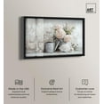 thumbnail image 2 of Can and White Blooms Shadowbox Print Farmhouse Wall Decor by Art Remedy, Black Frame, 30 x 20, 2 of 7