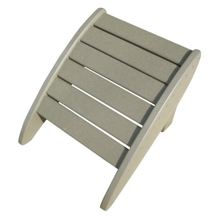 Phat Tommy Recycled Plastic Folding Patio Ottoman