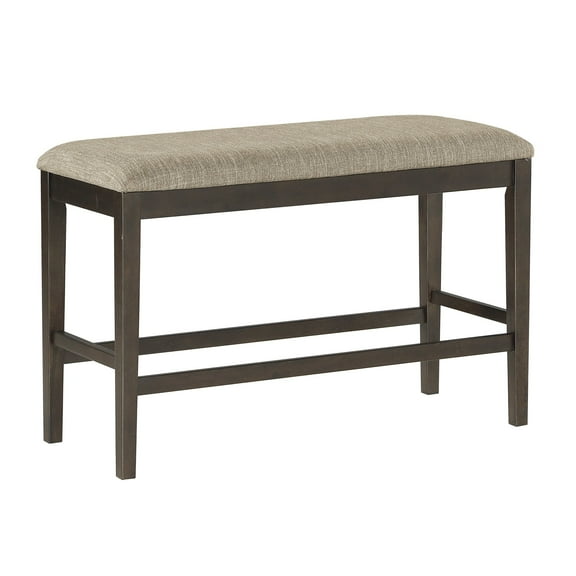 OakvillePark McIntyre Counter Height Bench, Brown