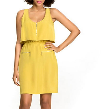 Miss Tina Women's Sleeveless 1/4 Zip Dre