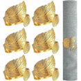 thumbnail image 1 of Servilleteros, servilletero para la cosecha, Acción de Gracias, decoraciones de mesa navideñas, bodas, cenas, fiestas, decoración de bricolaje, porta servilletas con hebilla para la cena (ir, 1 of 5