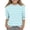 Blue, variant on Spazoro Kids Girls Shirts Tee, Stripe Print Crew Neck Long Sleeve Casual Loose Tops for Child Girls Blue Size 7 T
