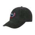 thumbnail image 4 of Disney Stitch Baseball Hat, Cotton Twill Adjustable Unisex Baseball Cap, Black, One Size, 4 of 5