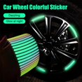 thumbnail image 3 of Reflective Strip Stickers Wheel Hub Rim Stripe Tape BEST Access Decal Car D5M2, 3 of 8