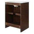 thumbnail image 5 of Sink Vanity Cabinet, Walnut White, Wood, Hotel Bedroom Bathroom, Modern Contemporary HB36475, 5 of 10
