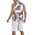 thumbnail image 2 of Sikiie Vintage Butterflies Basketball Jersey Reversible Men's Mesh Athletic Sports Shirts Training Practice S-4XLLarge, 2 of 6