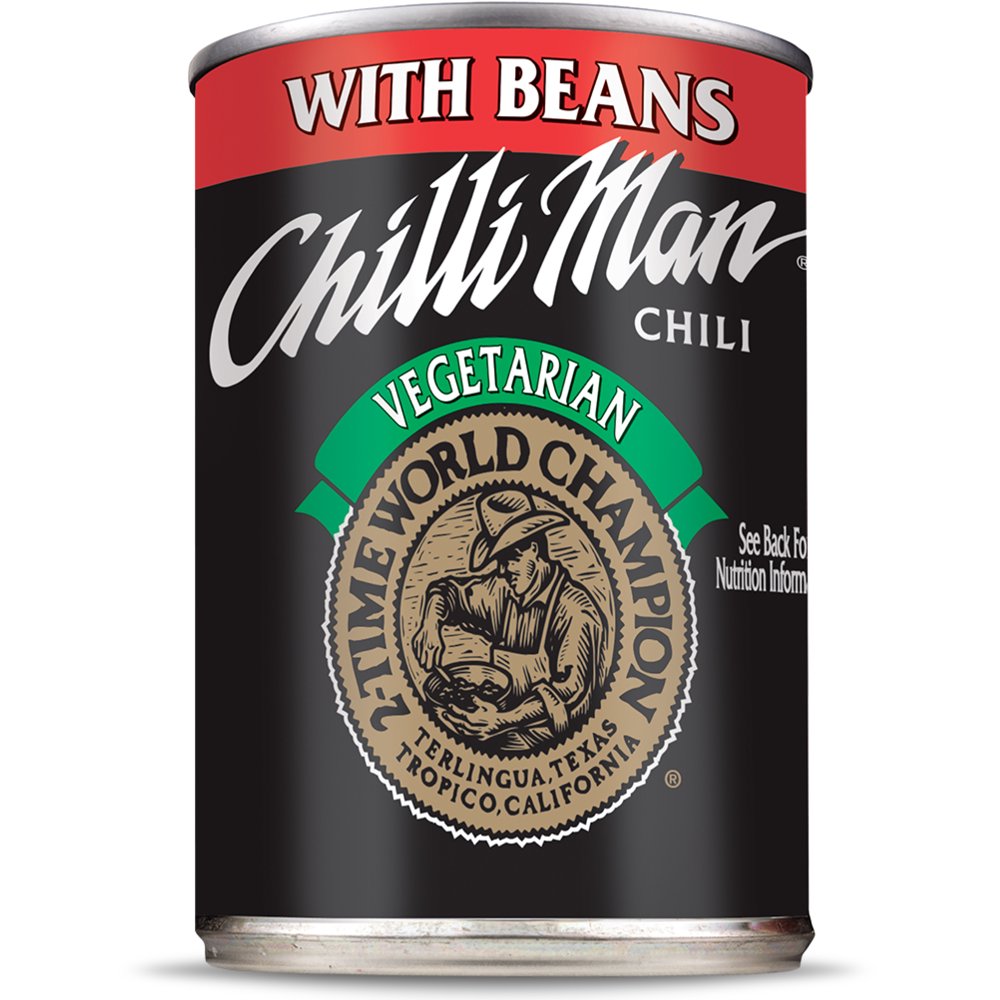 (12 Pack) Chilli Man Canned Vegetarian Chili With Beans,15 ounce can