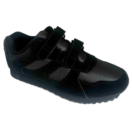 

Men s Comfort Sneakers Hook and Loop Walking Shoes