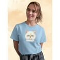 thumbnail image 2 of Serious Kitten T-Shirt Women -Kayomi Harai Designs, Female 3X-Large, 2 of 4