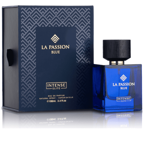 LA Passion Blue for Men EDP - Eau De Parfum 100 ML (3.4 Oz) I By Intense Elite