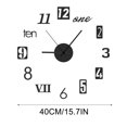 thumbnail image 3 of JOGZMZ DIY Wall Clock Silent Non-Ticking Frameless Large Sticker Wall Clock Kit Suitable for Home Living Room Bedroom Office Decoration Decorative Wall Clock Battery Operated, 3 of 4