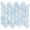 Leaf Gaps Pastel Blue-10, variant on 10-sheet Peel And Stick Backsplash Tile For Kitchen  Self-adhesive Mosaic Glossy Leaf On Wall With Gaps (calacatta White)