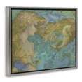 thumbnail image 3 of Stupell Industries Mother Ocean Mermaid Portrait Gray Framed Floater Canvas Wall Art design by Christina P. Wyatt, 17 x 21, 3 of 9