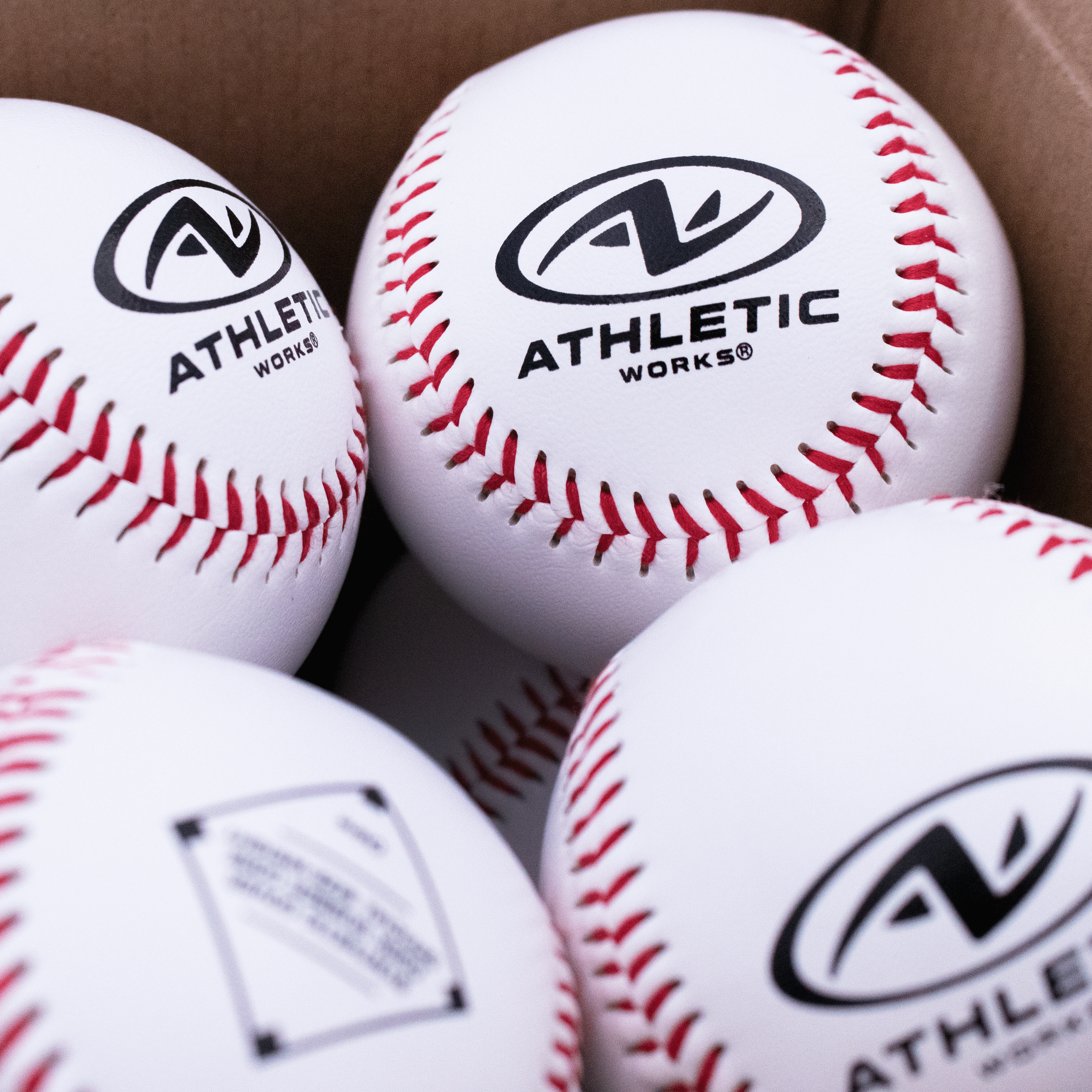 Athletic Works 12 Pack Durable Training and Recreation Baseballs