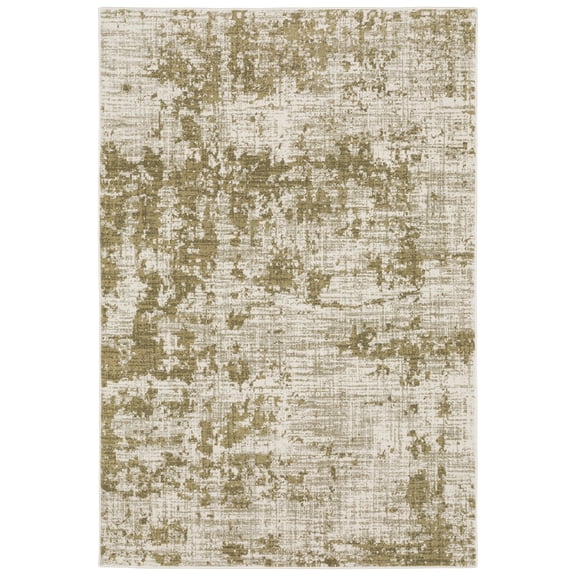 Moretti Viola Area Rug 539W8 Beige Worn Distressed 6' 7" x 9' 2" Rectangle