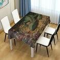 thumbnail image 2 of DEIARA Treasure Dragon Square Tablecloth 60×108in Polyester Fabric Tablecloth Washable Dust Resistant Wrinkle Resistant, 2 of 9