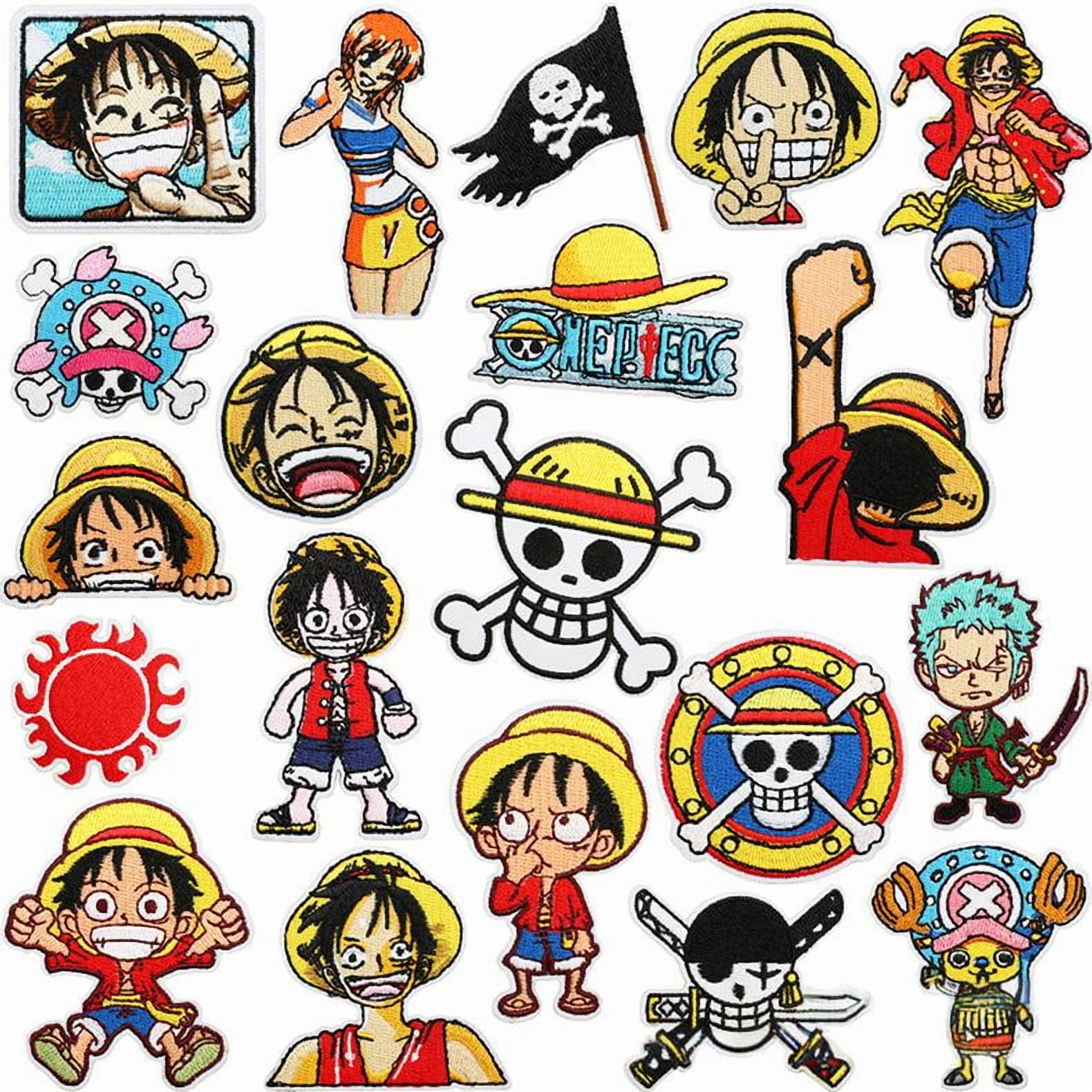 One Piece Monkey D Luffy embroidered iron on