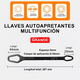 thumbnail image 2 of Llave Inglesa Universal Ajustable De Doble Boca Negro, 2 of 4