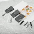 thumbnail image 6 of Unique Bargains 1 Set Stripe Pattern Nail Clippers Toenail Clippers Silver Tone, 6 of 7