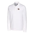 thumbnail image 2 of Men's Cutter & Buck White Norfolk Tides DryTec Advantage Tri-Blend Pique Long Sleeve Polo, 2 of 3
