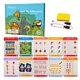thumbnail image 1 of 1 Juego de tarjetas de entrenamiento con Control de bolígrafo, papel grueso práctico, tarjeta de entrenamiento con pintura de puntos divertida para niños, 1 of 5