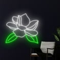 thumbnail image 3 of Handmadetneonsign Magnolia Flower Neon Sign, Magnolia Flower Art Decor, Magnolia Flower Wall Decor, 3 of 5