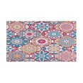 thumbnail image 2 of Bohemian Color Geometric Design Rugs and Mats Non Skid Washable Absorbent Microfiber Soft Kitchen Mat for Floor Set Of 2 Decor Stain Resistant 17"x47"+17"x30", 2 of 7