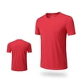 thumbnail image 5 of Kcolen Men's Solid Color Crew Neck Short Sleeve T-Shirt Relaxed Fit Casual Summer Shirts for Work Outdoor, 5 of 7