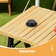 thumbnail image 3 of unbranded Tapa De Repuesto Para Sombrilla De Patio En Plástico Negro Con Protección Impermeable Y Resistencia Al, 3 of 6