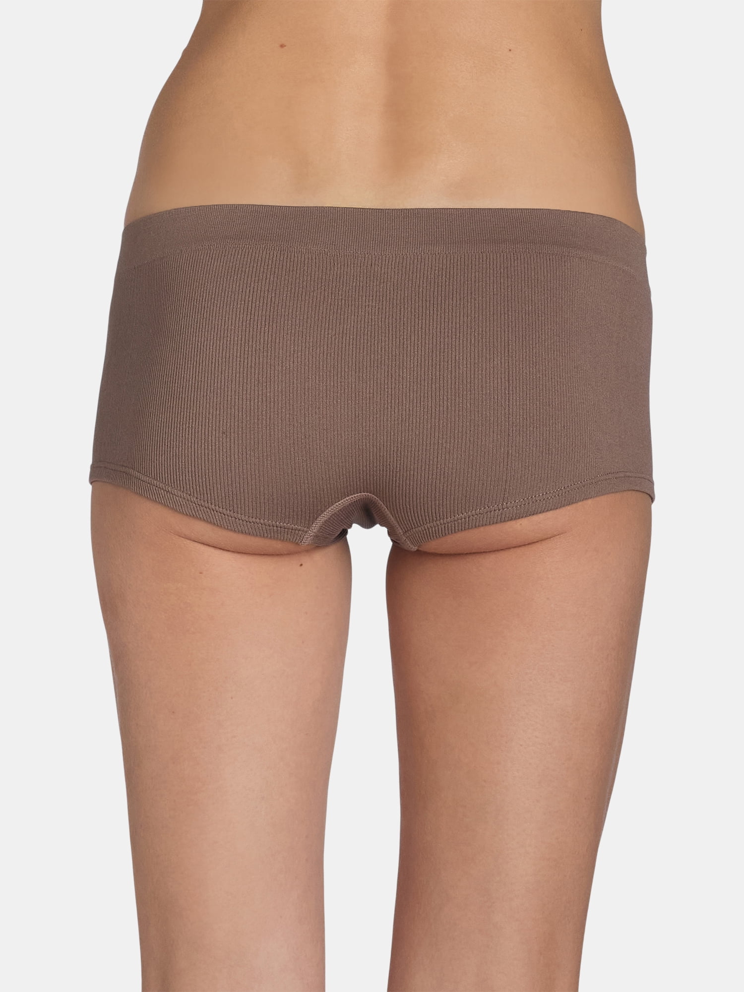 Steve Madden Women's Seamless Boyshort Panties, 5-Pack, Sizes S-XL