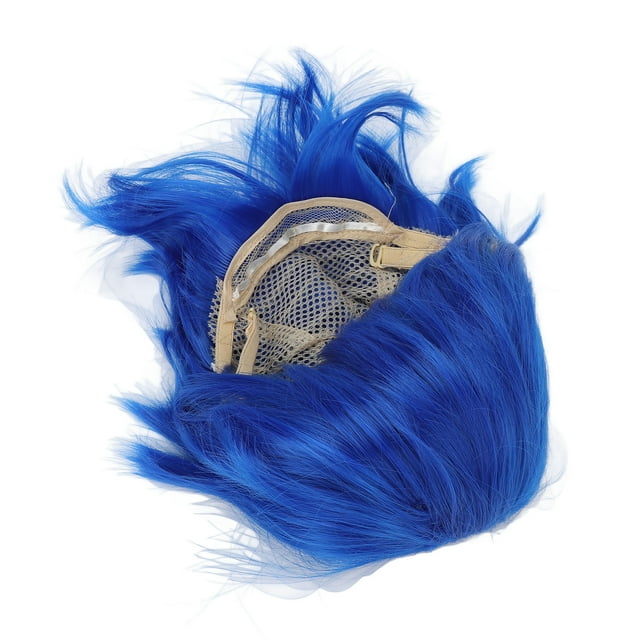 Peluca de anime corta, peluca de cosplay, peluca de cosplay corta y esponjosa para hombres, peluca de cosplay de anime, claridad notable