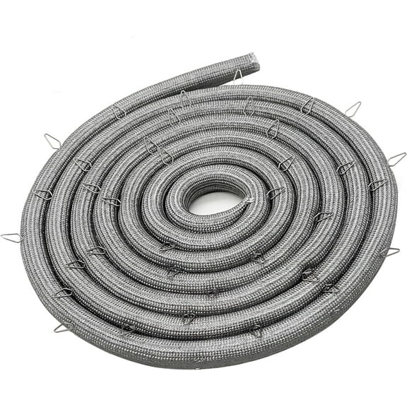 Whole Parts Range Oven Door Seal Gasket (Including 38 Mounting Clips) Part# 000090-000 - Replacement and Compatible with Some Viking Ranges or Ovens