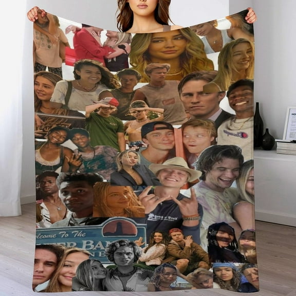 Outer Banks Blanket, Soft Cozy Fluffy Plush Throw Blanket for Boys Girls Young Adults, Warm Flannel Blanket for Living Room Bedroom Couch Bed 30"x40"